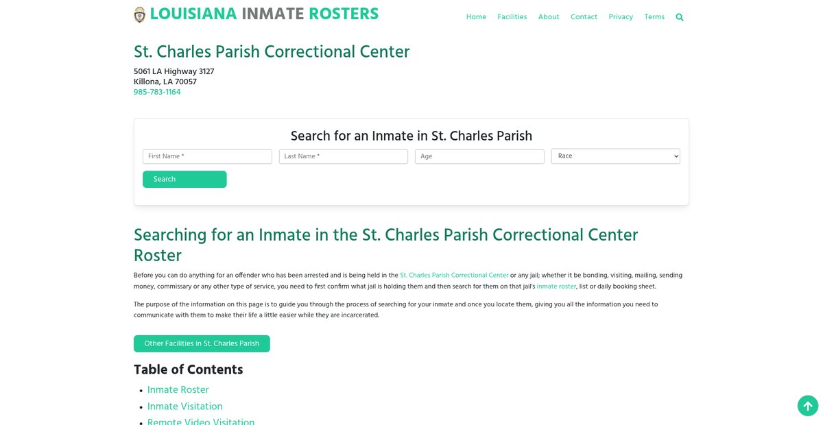 Preview of louisianainmaterosters.org