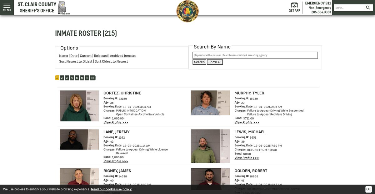 Preview of stclairsheriff.org