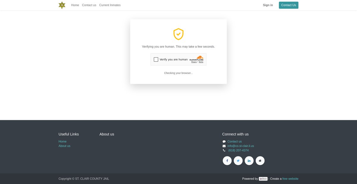 Preview of stclairil.goejail.com