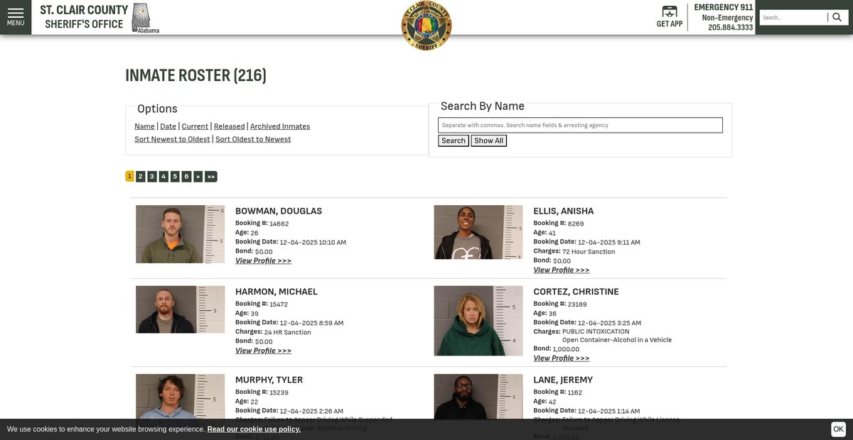 Preview of stclairsheriff.org