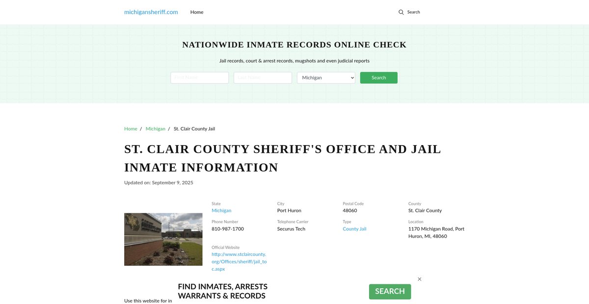 Preview of michigansheriff.com