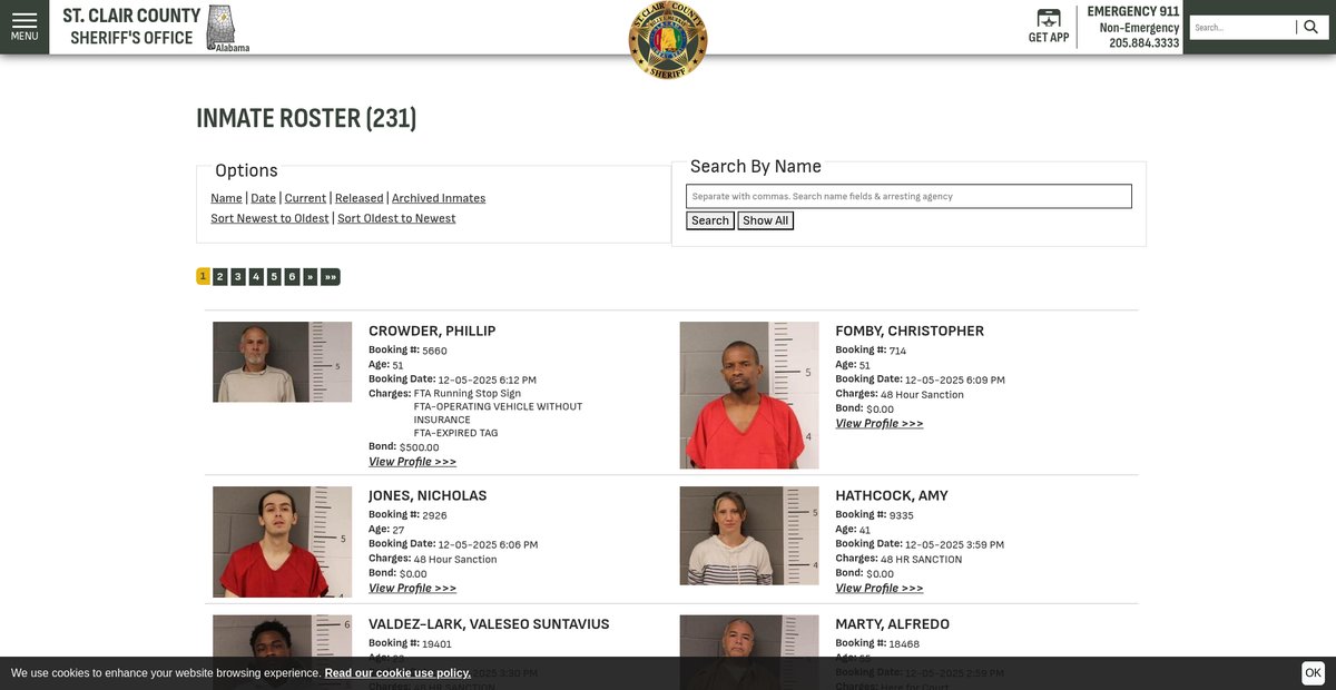 Preview of stclairsheriff.org