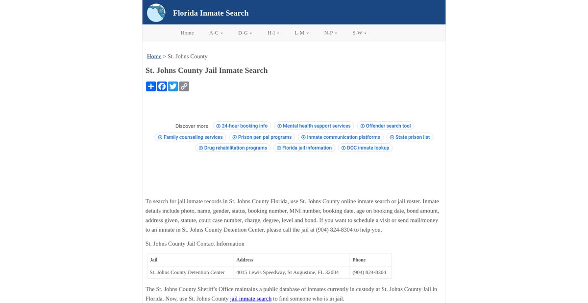 Preview of inmatesearchfl.org