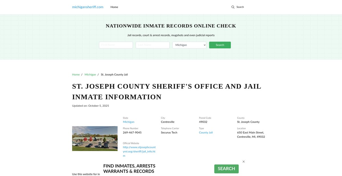 Preview of michigansheriff.com