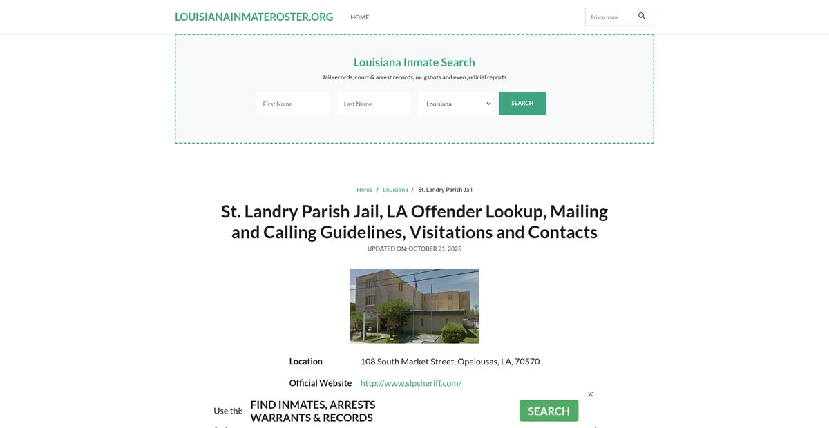 Preview of louisianainmateroster.org