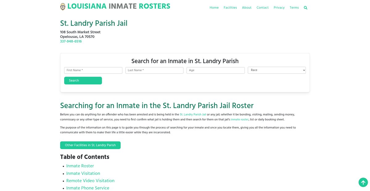 Preview of louisianainmaterosters.org