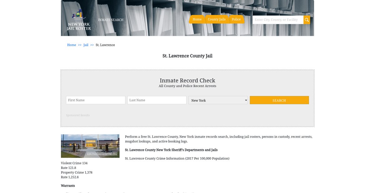 Preview of newyorkjailroster.com