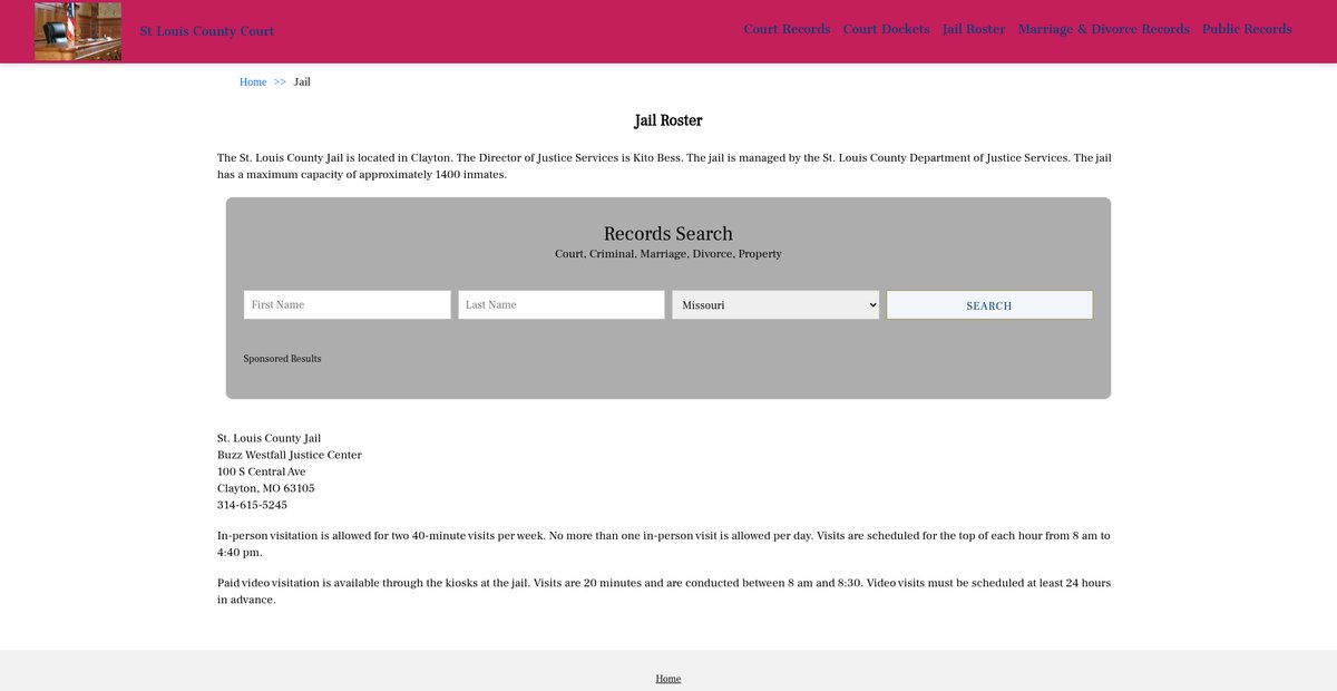 Preview of stlouiscountycourt.org