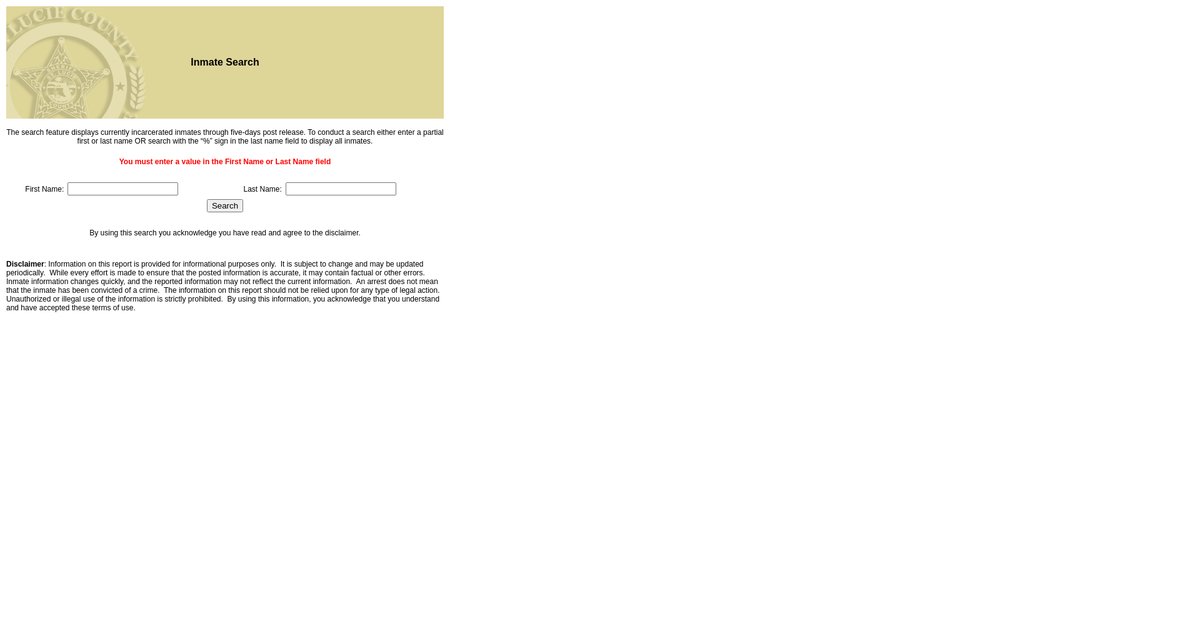 Preview of jail.stluciesheriff.com