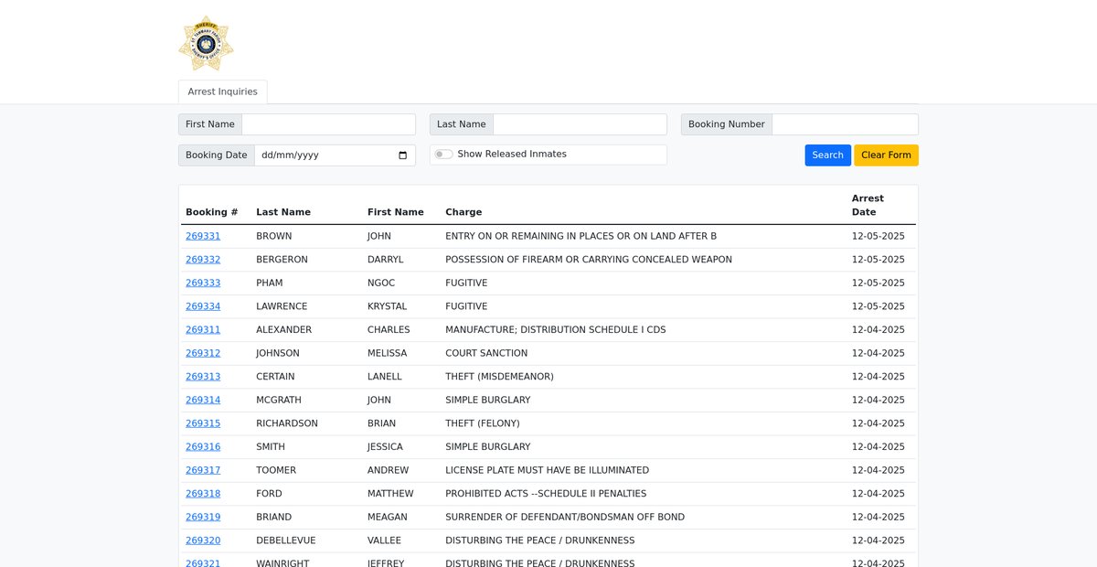 Preview of inmates.stpso.revize.com