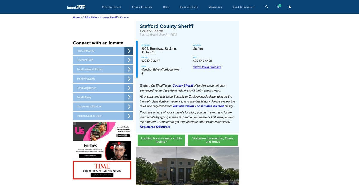 Preview of inmateaid.com