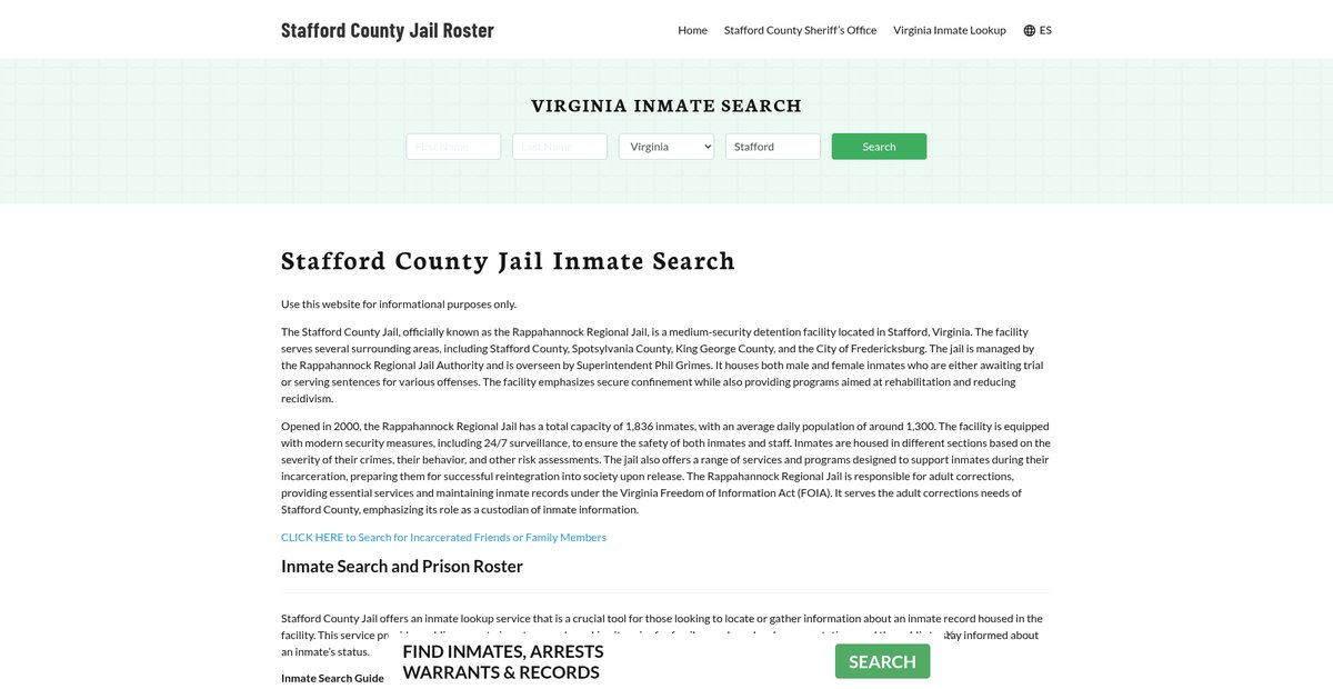 Preview of staffordcountyjail.org
