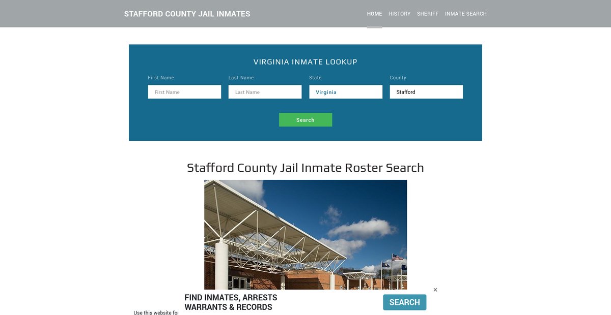 Preview of staffordjailroster.org