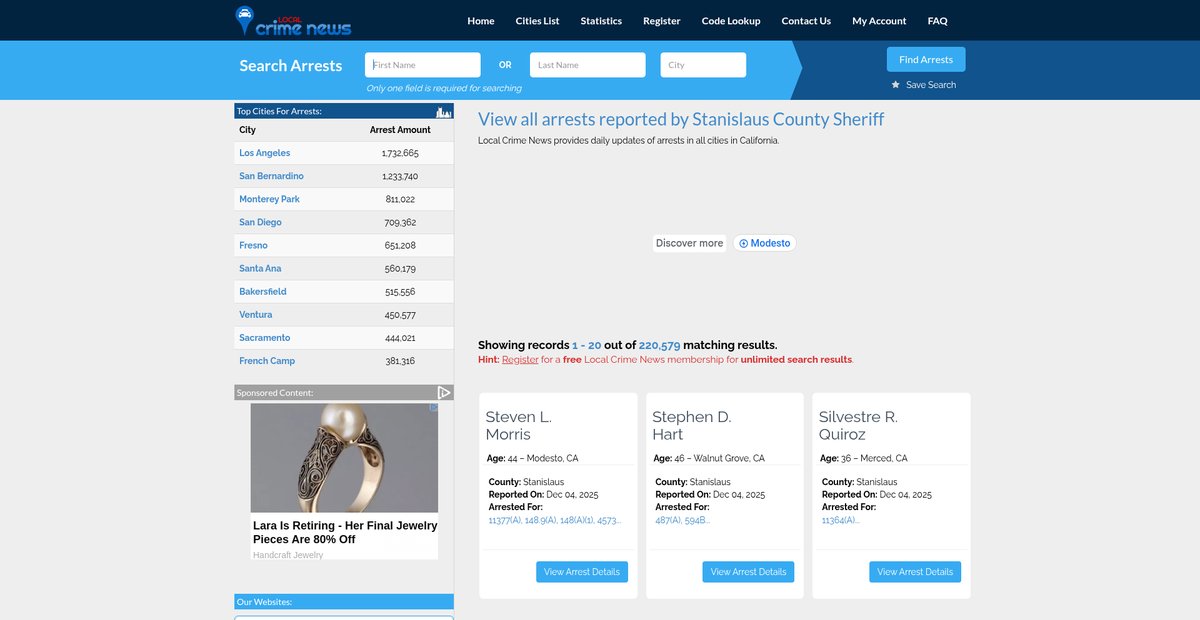 Preview of localcrimenews.com