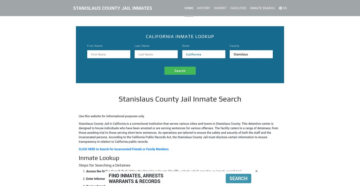 Preview of stanislausjailroster.org