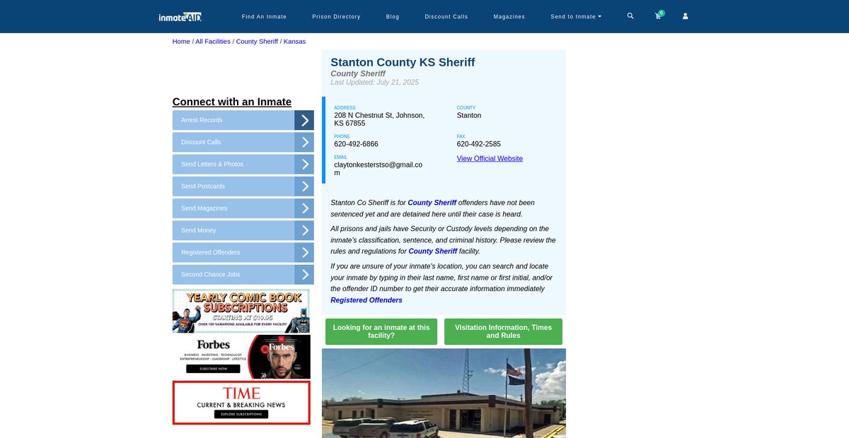 Preview of inmateaid.com