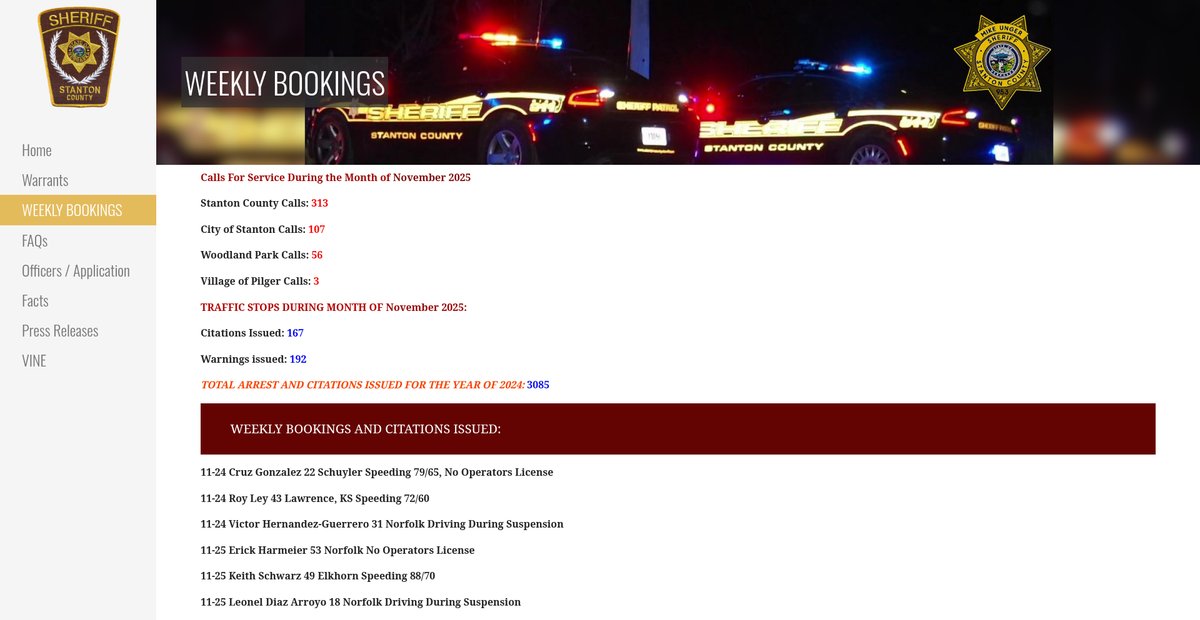 Preview of stantoncountysheriff.com
