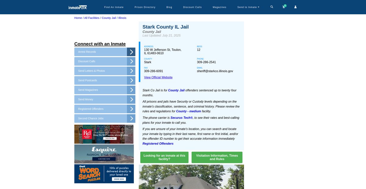 Preview of inmateaid.com
