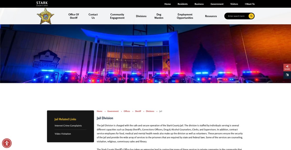 Preview of sheriff.starkcountyohio.gov
