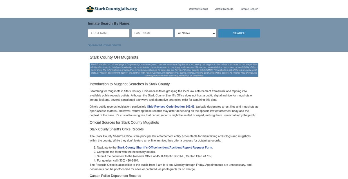 Preview of starkcountyjails.org