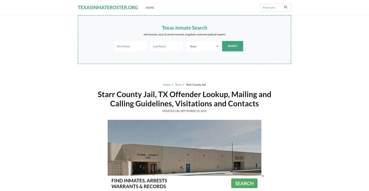 Preview of texasinmateroster.org