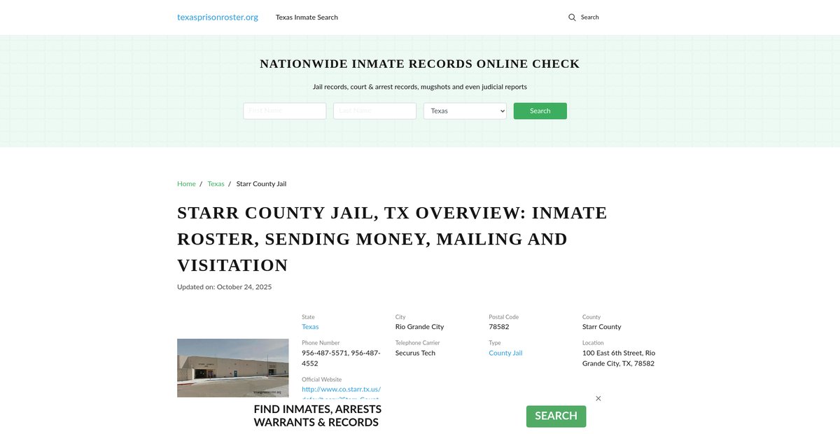 Preview of texasprisonroster.org