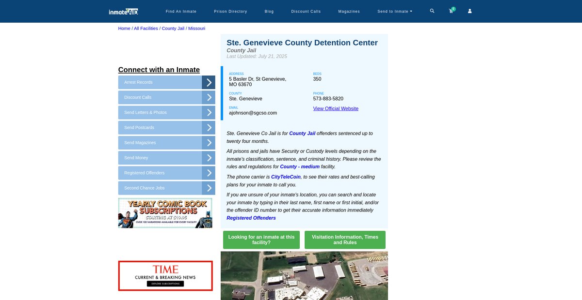 Preview of inmateaid.com
