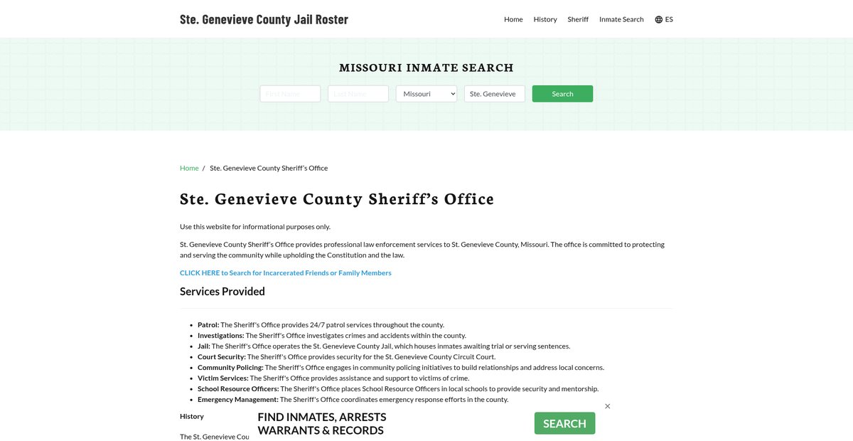 Preview of stegenevievecountyjail.org