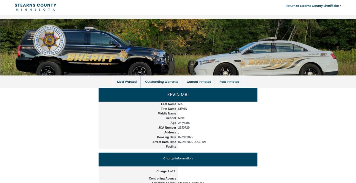 Preview of jailroster.stearnscountymn.gov