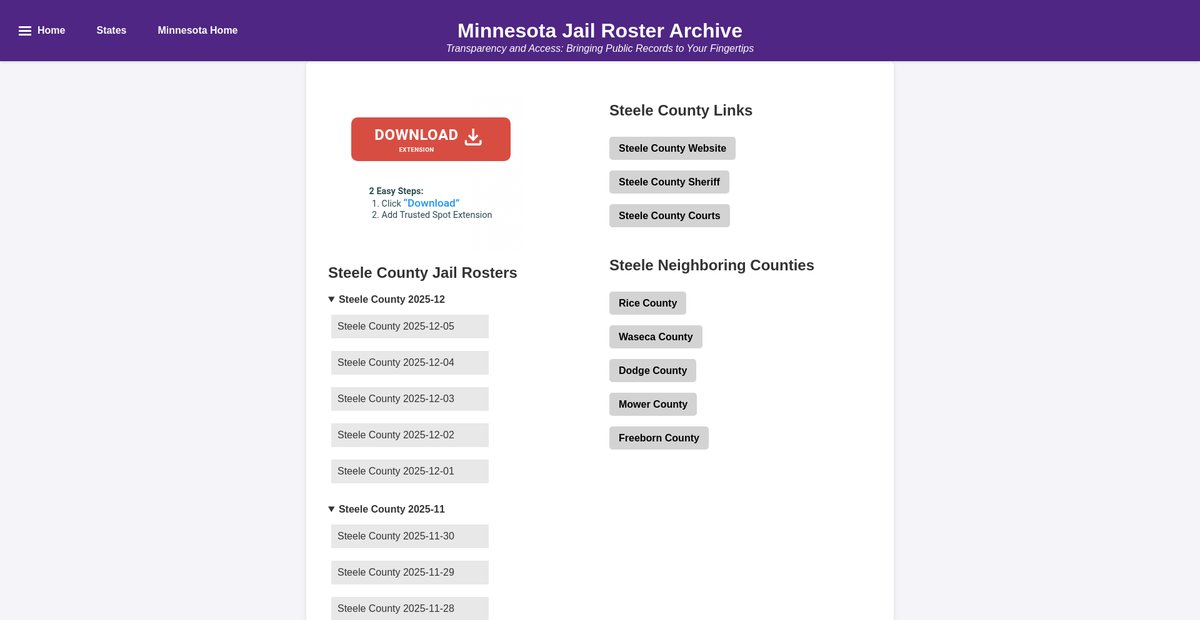 Preview of jailrosters.org