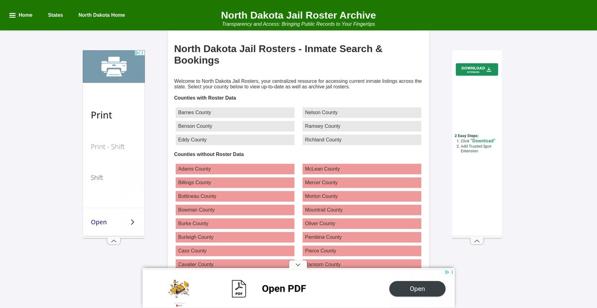 Preview of jailrosters.org