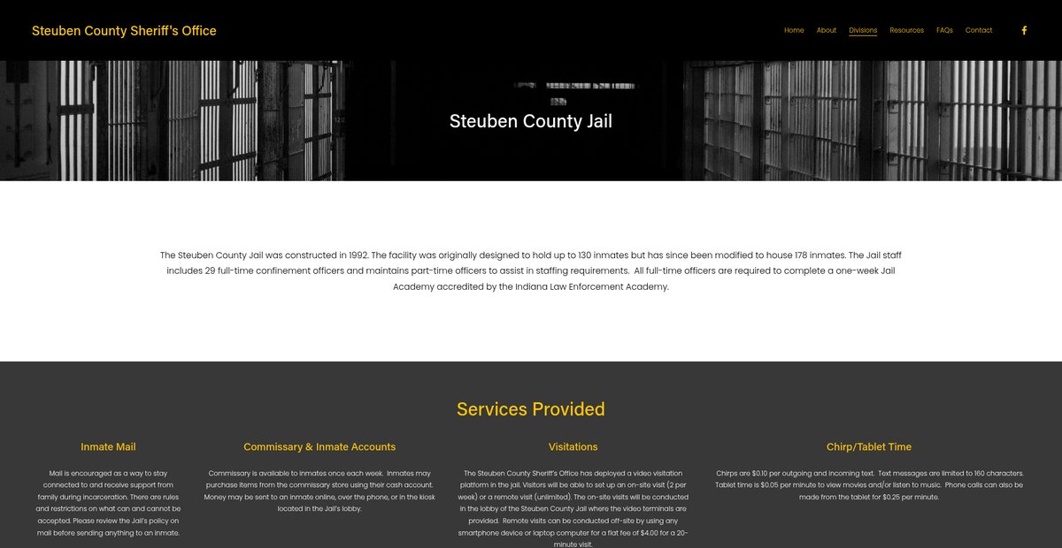 Preview of sheriff.steubencounty.in.gov