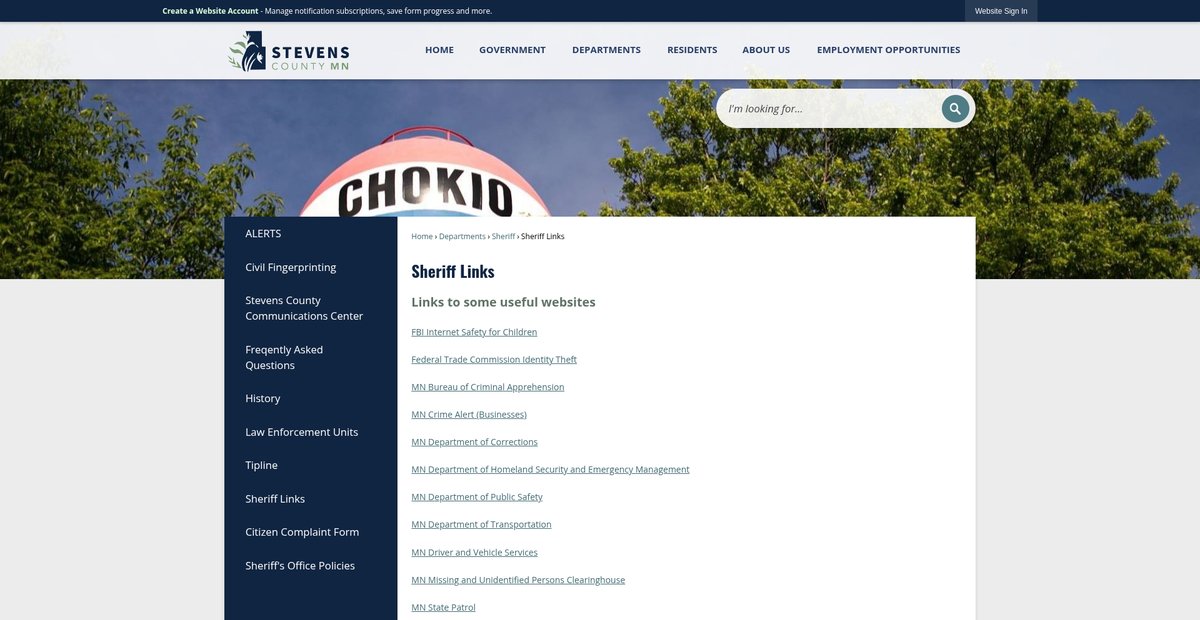 Preview of co.stevens.mn.us