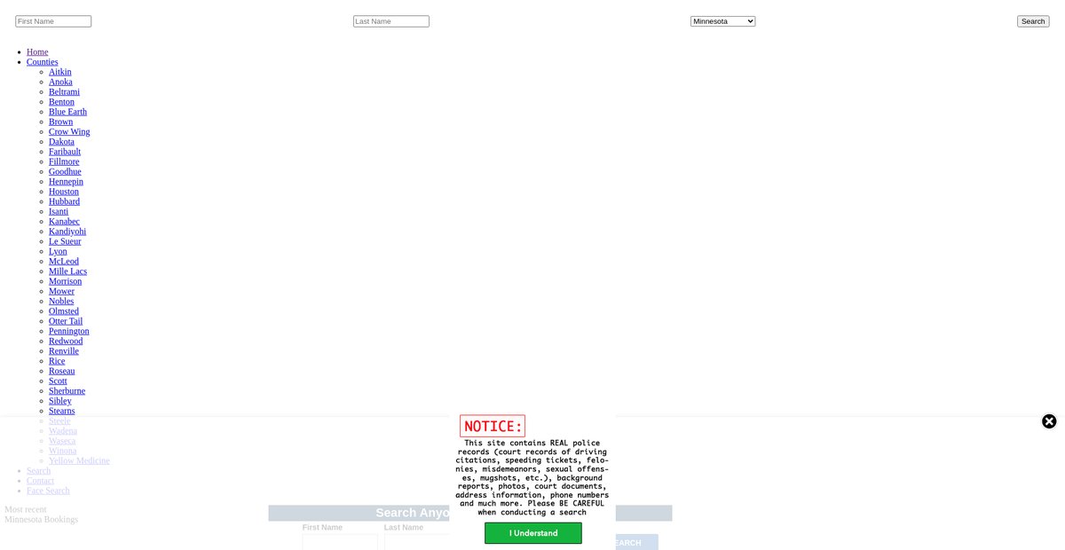 Preview of minnesota.arrests.org