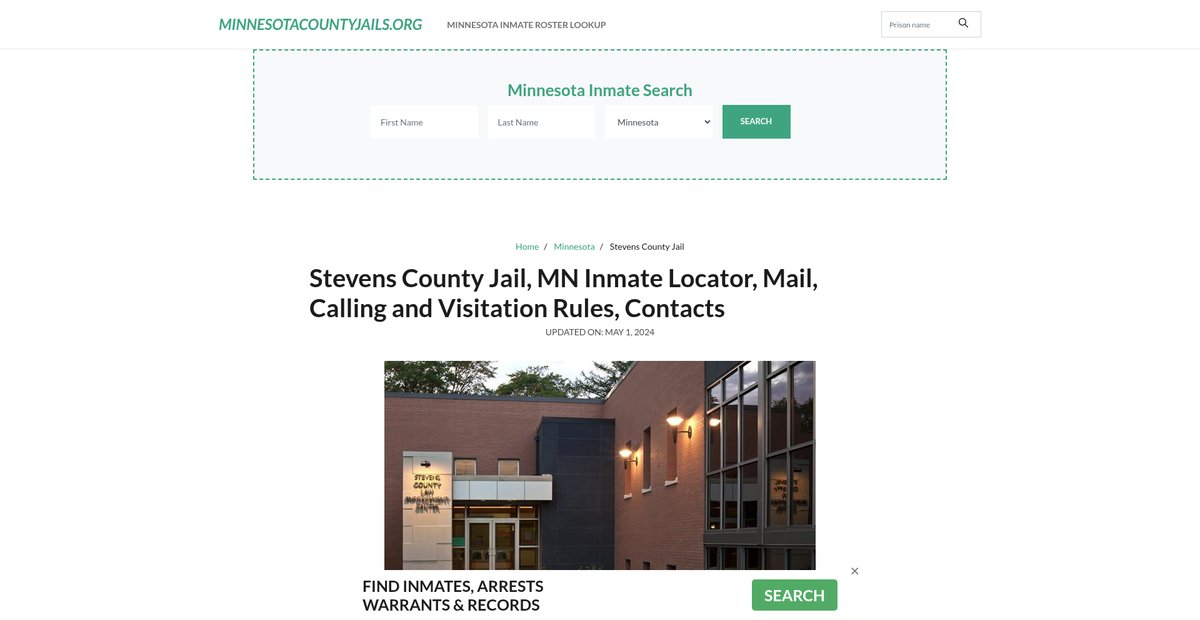 Preview of minnesotacountyjails.org