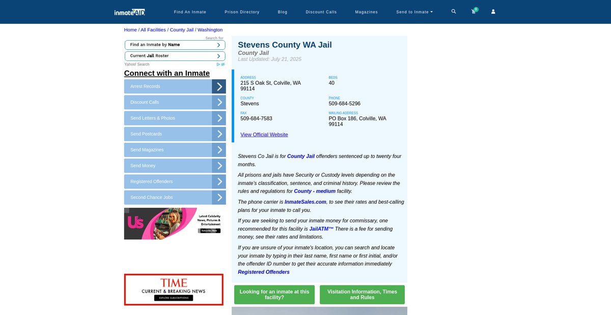 Preview of inmateaid.com