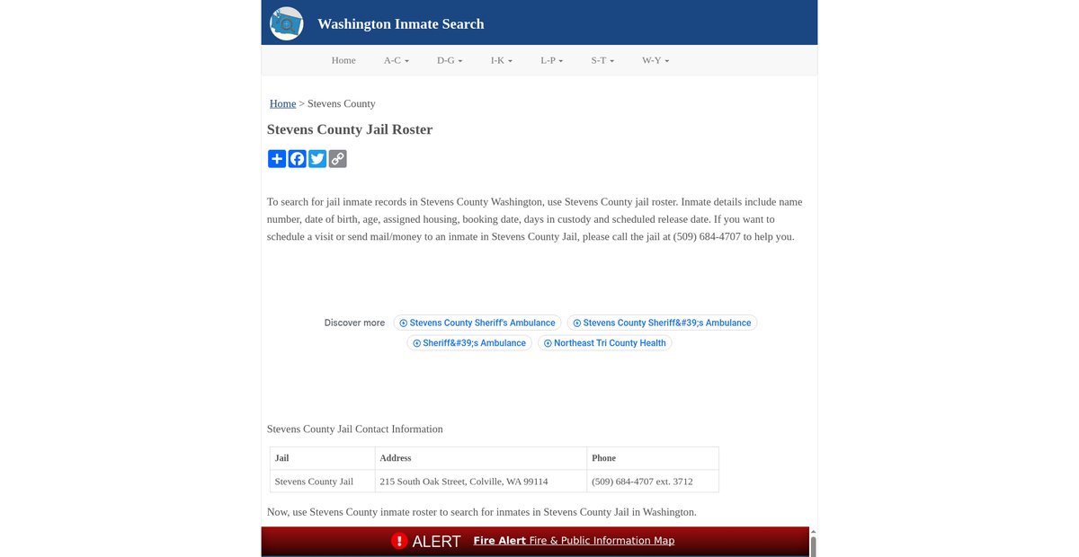 Preview of inmatesearchwa.org