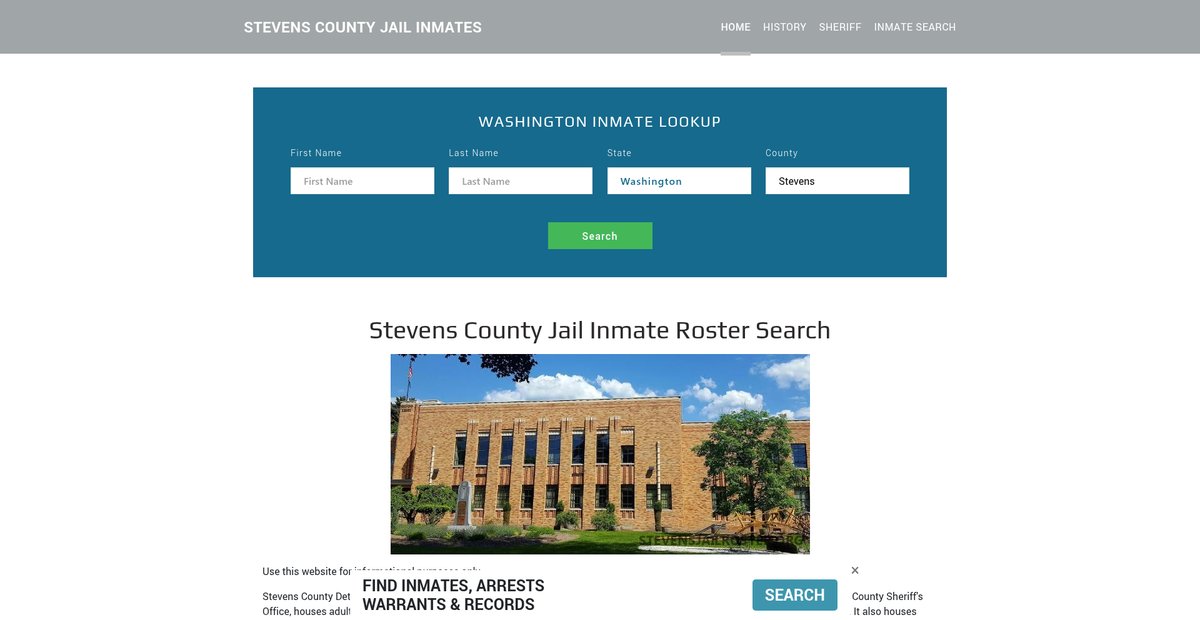 Preview of stevensjailroster.org