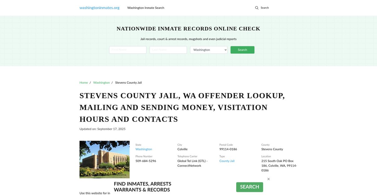 Preview of washingtoninmates.org