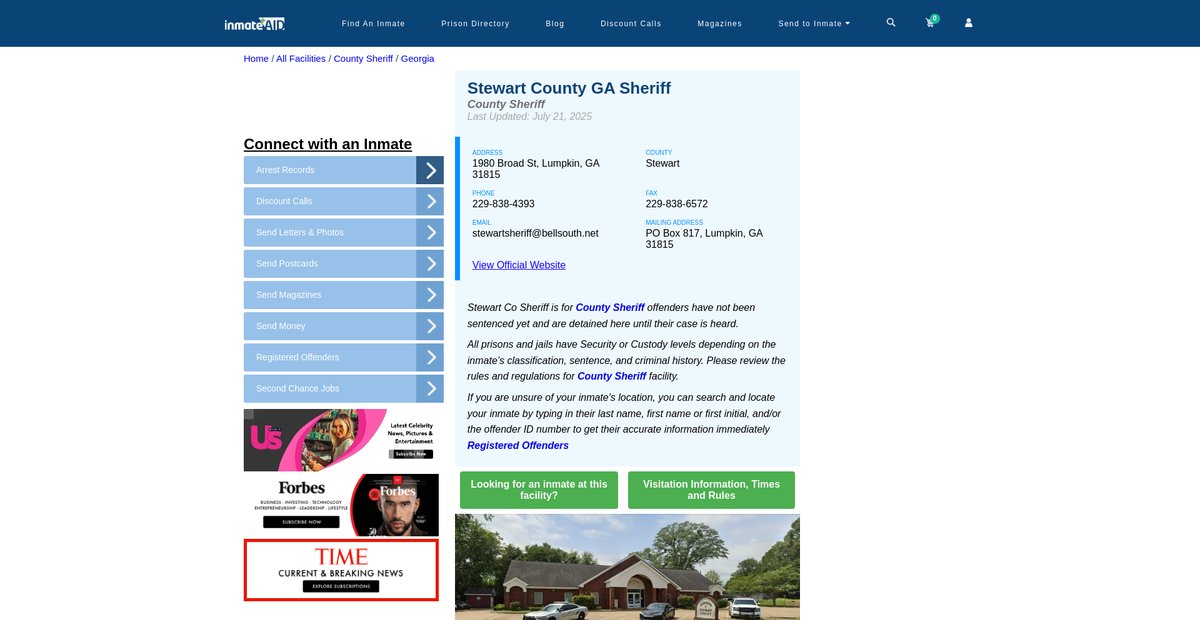 Preview of inmateaid.com