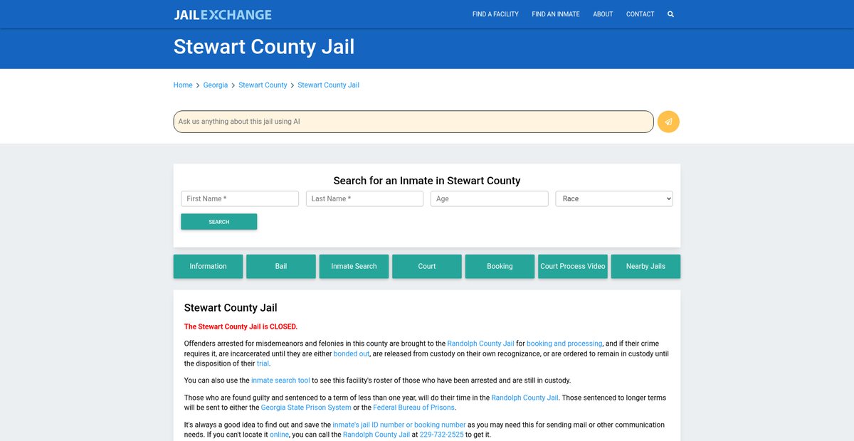 Preview of jailexchange.com