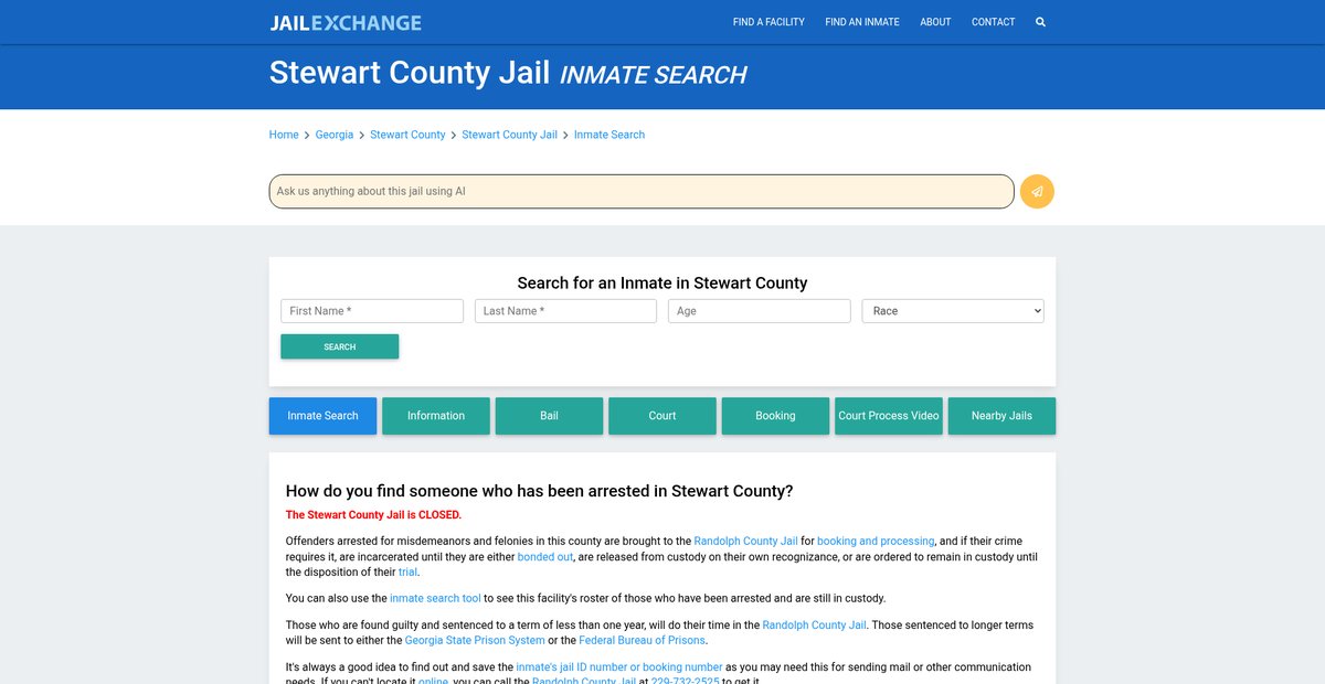 Preview of jailexchange.com