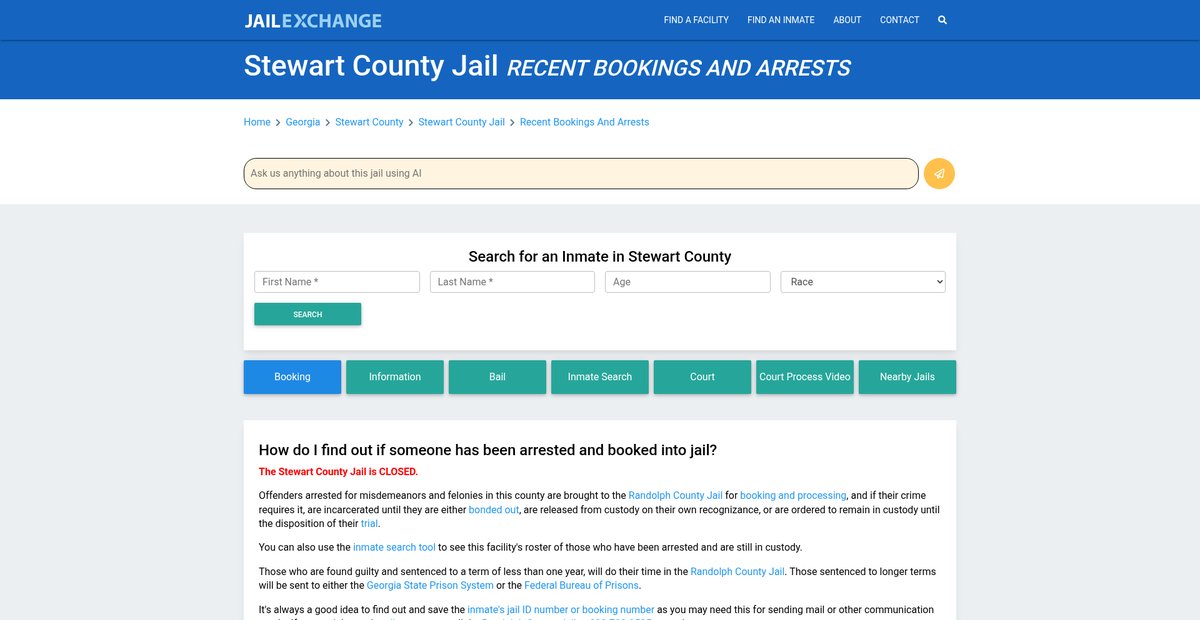 Preview of jailexchange.com