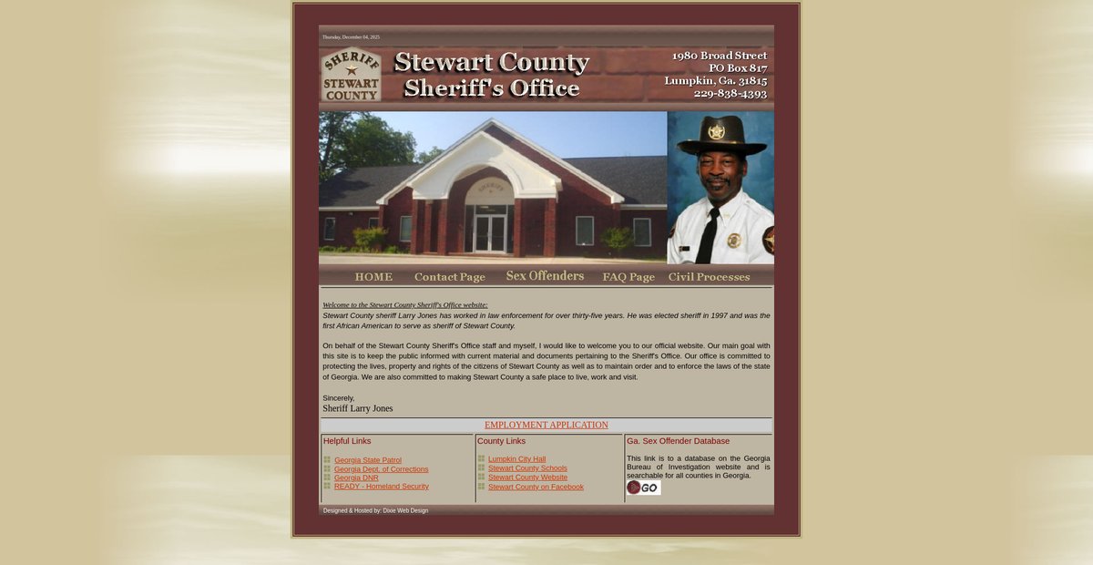 Preview of stewartcountysheriff.org