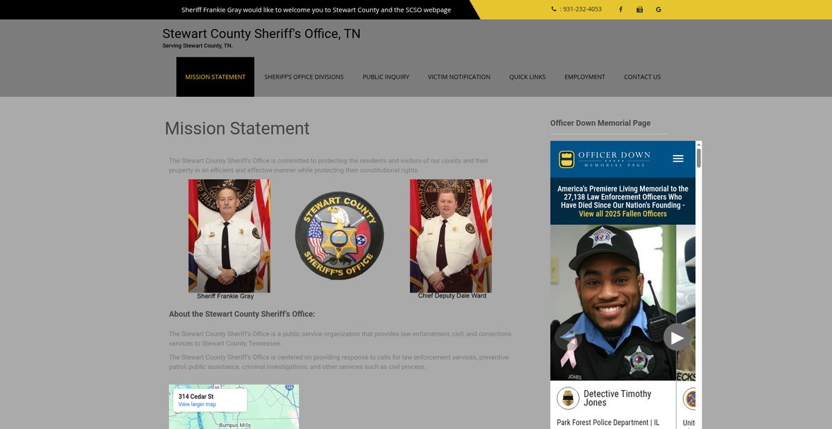 Preview of stewartcountysheriff.com