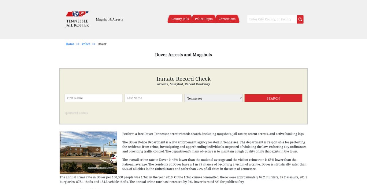 Preview of tennesseejailroster.com