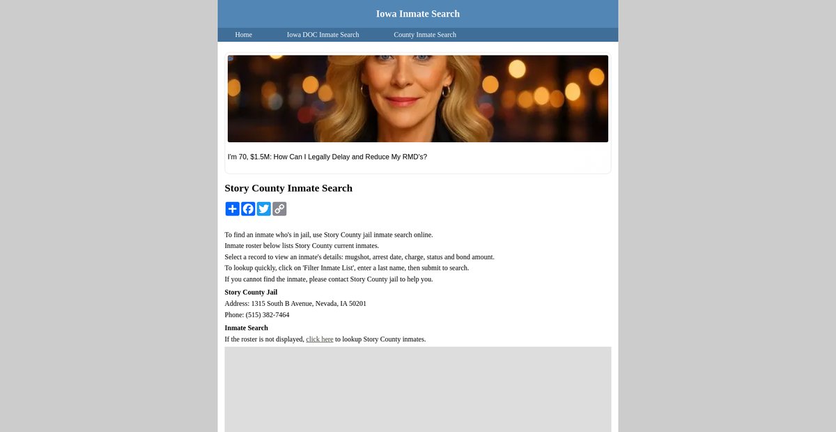 Preview of inmatesearchiowa.org