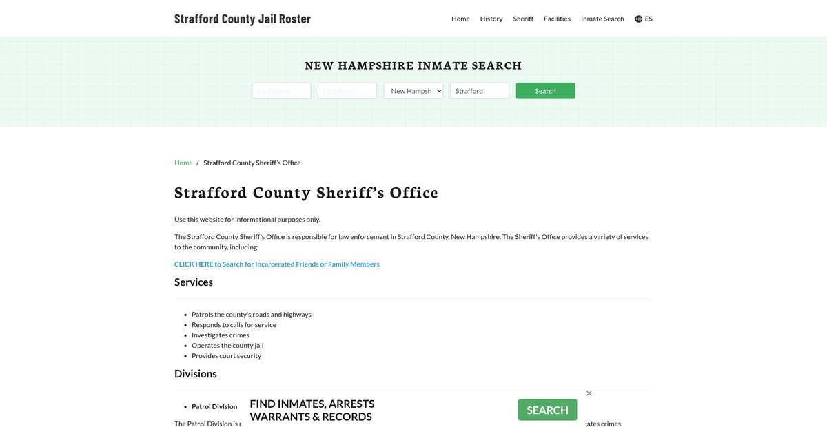 Preview of straffordcountyjail.org
