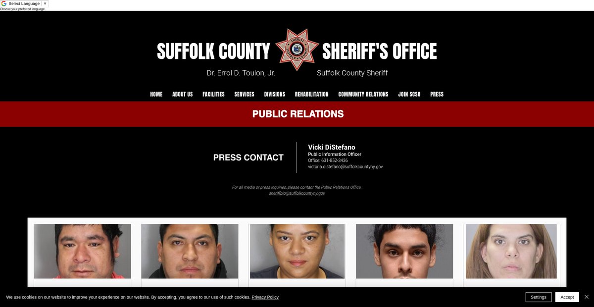 Preview of suffolkcountysheriffsoffice.com