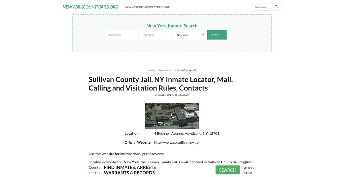 Preview of newyorkcountyjails.org